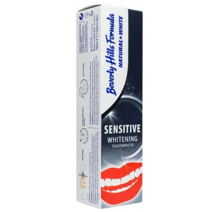 Beverly Hills Natural White Sensitive, pastă de dinți, 100 ml