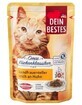 Dein Bestes, Comida h&#250;meda para gatos, pollo con queso, 100 g