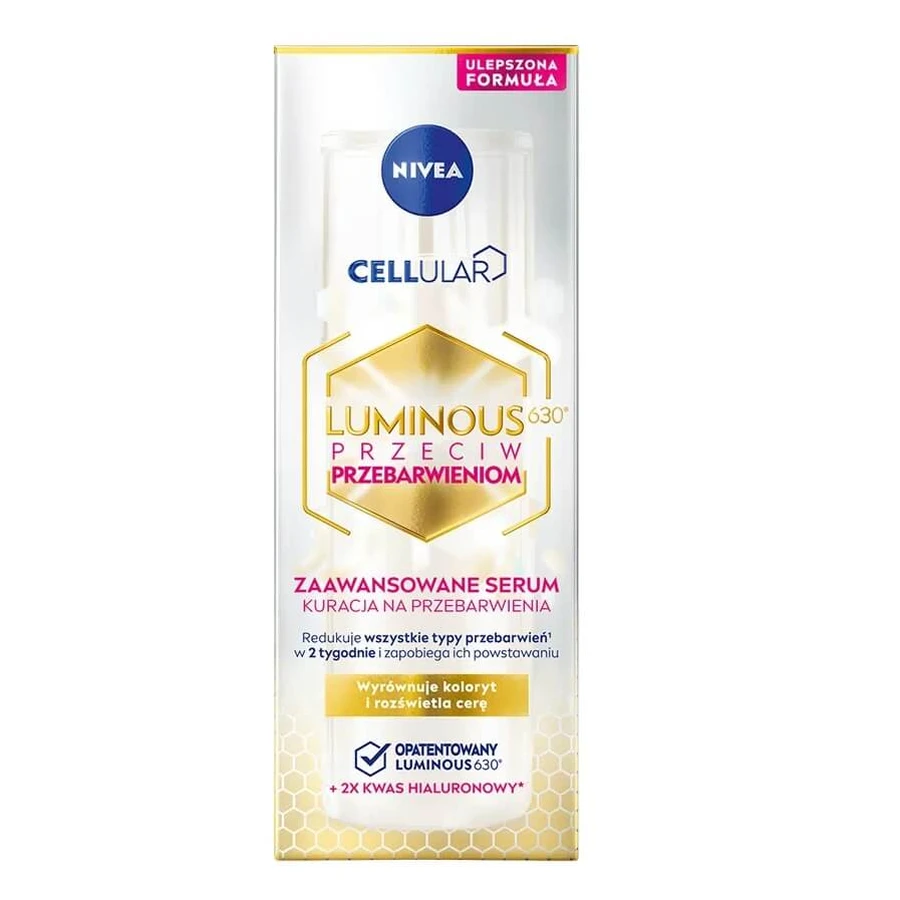 Nivea Cellular Luminous 630 Sérum de tratamiento avanzado para la hiperpigmentación, 30ml