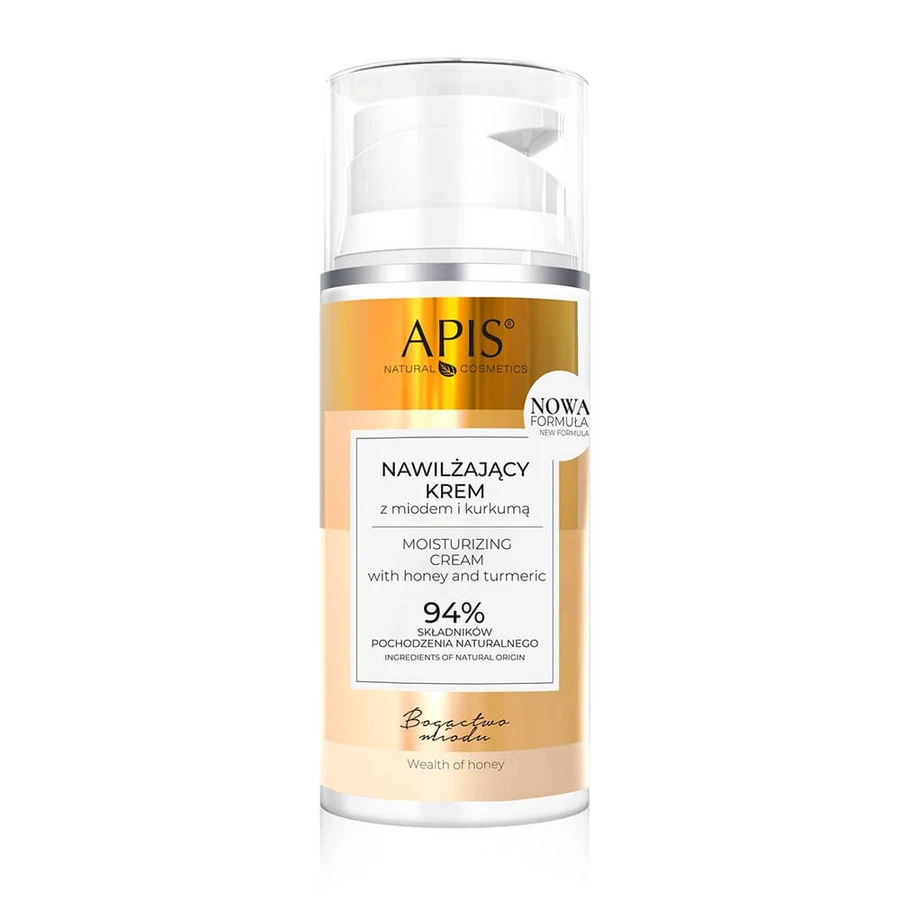 Apis Feuchtigkeitscreme mit Honig und Kurkuma, 100ml