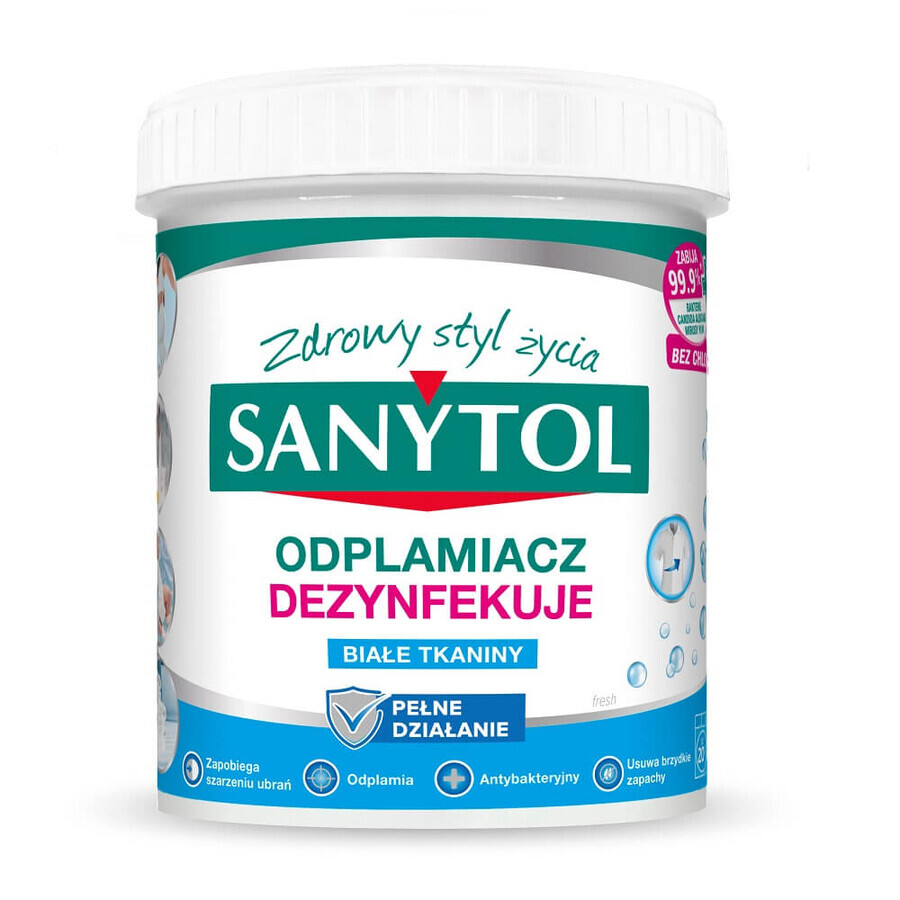 Sanytol Polvere disinfettante antimacchia per tessuti bianchi, 450g