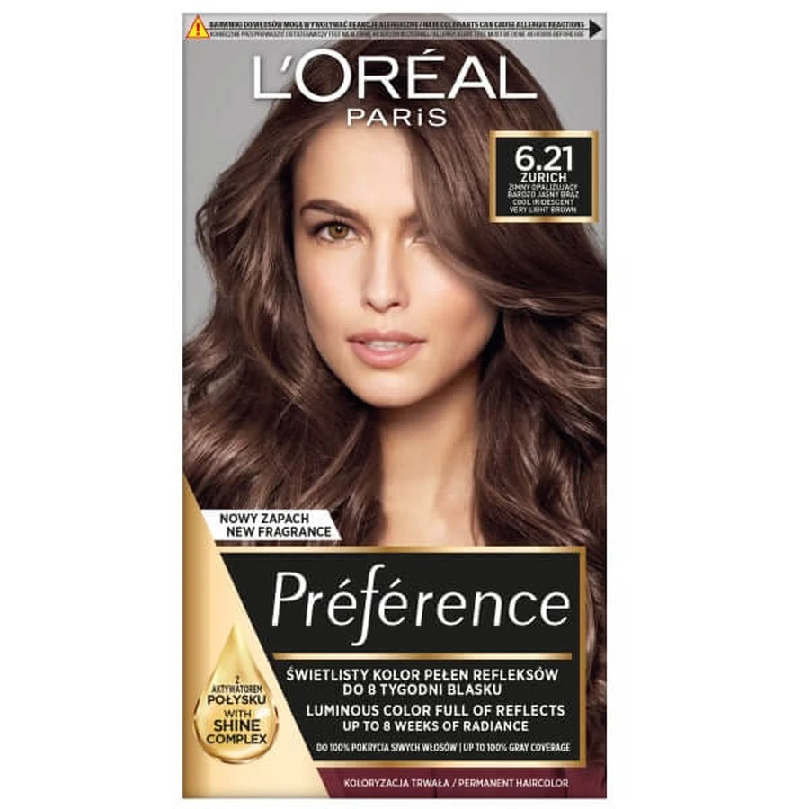 L'Oréal Paris Preference Wax Colour 6.21 Zurich
