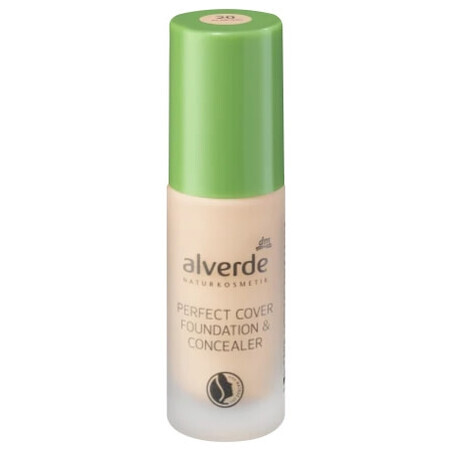 Alverde, Perfect Cover Concealer en Concealer Amandel 20, 20 ml