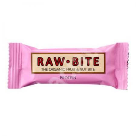 Biologische fruit- en noten-eiwitreep, 50 g, Raw Bite