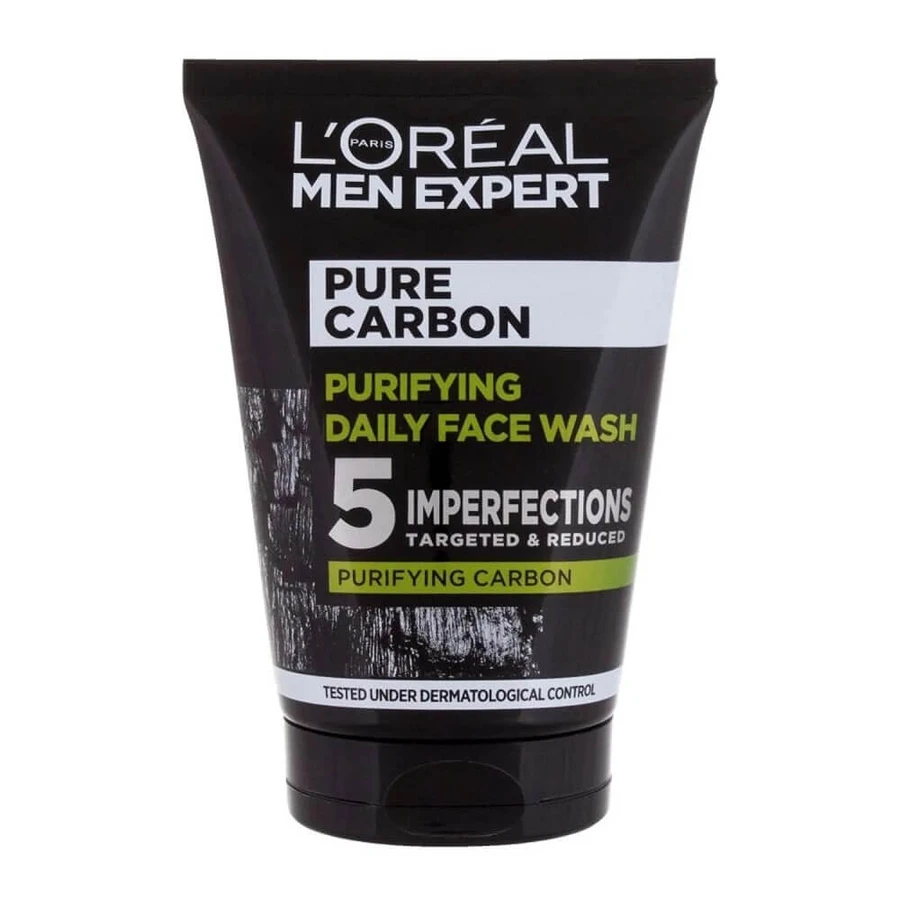 L'Oréal Paris Men Men Expert Pure Carbon lavado facial antiimperfecciones, 100ml