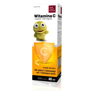 Witamina C, krople doustne, 40 ml