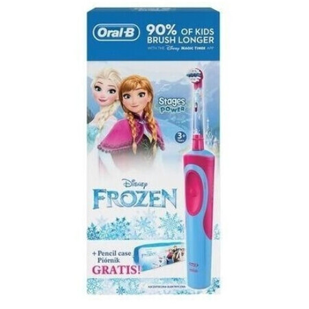 Cepillo de Dientes Eléctrico Infantil Oral-B Vitality Stages Frozen + caja de lápices