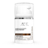 Apis Coffee Shot Bio mascarilla revitalizante para ojos con ácido de café y aceite de semillas de café, 50ml