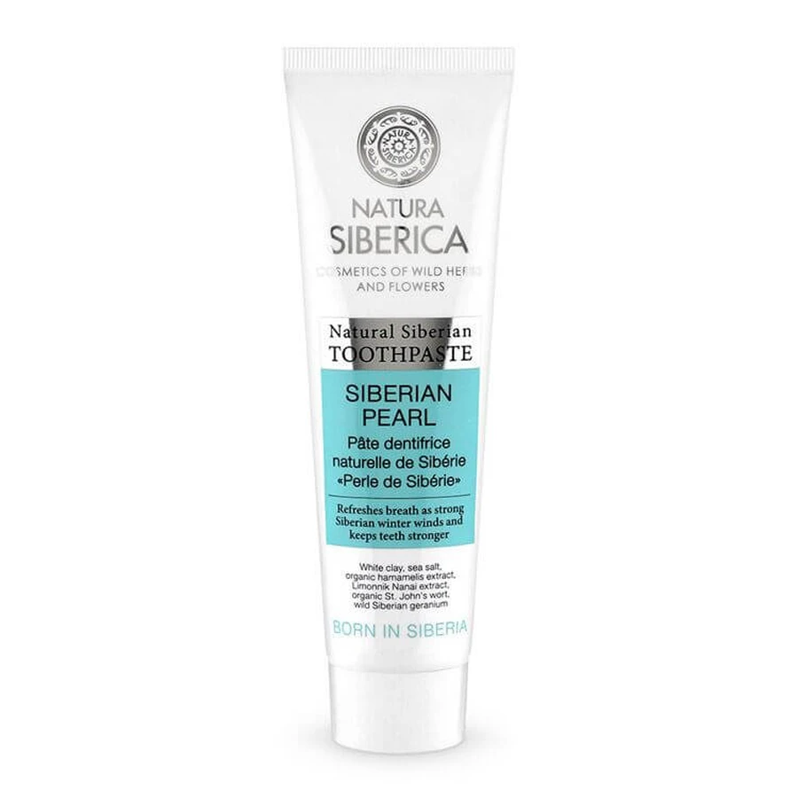 Natura SibericaPasta dentífrica natural con perlas siberianas, 100g