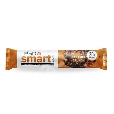 Barretta proteica croccante al caramello PhD Smart Bar, 64 g, PhD Nutrition