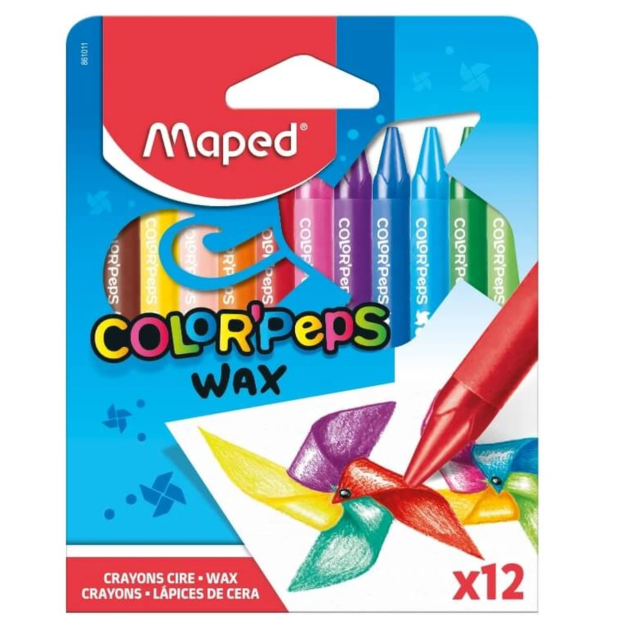 Crayons de couleur Maped Color Peps, 12 couleurs