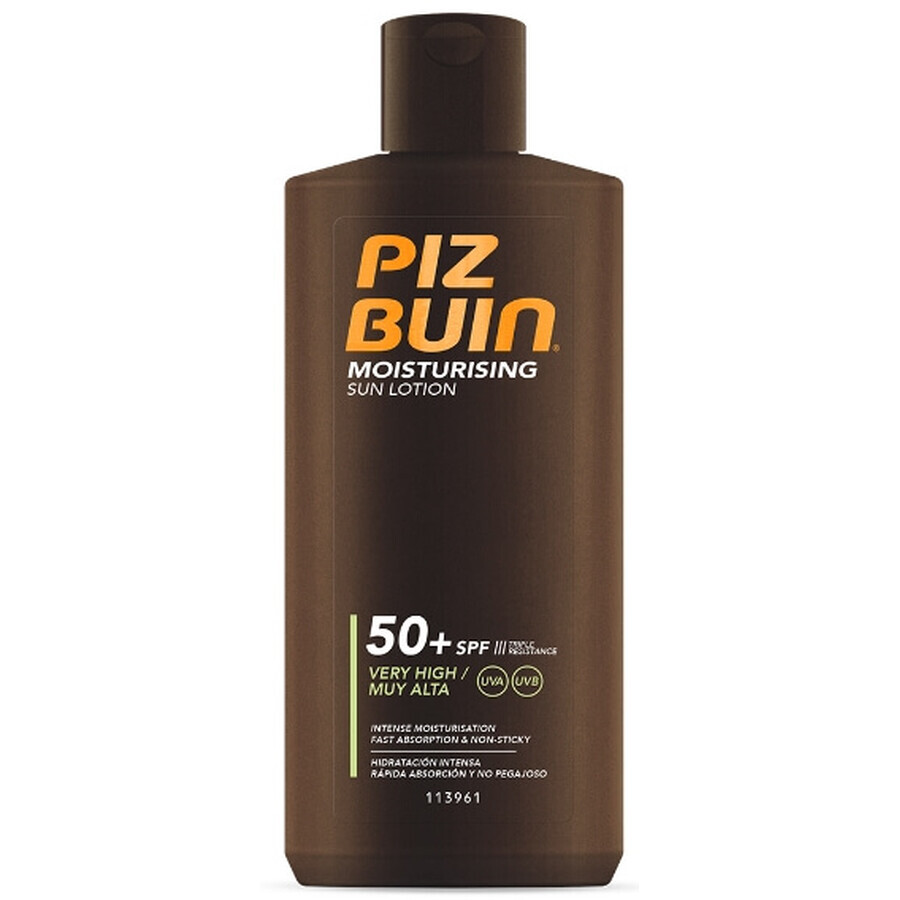 Piz Buin Loción Solar Hidratante SPF50, 200ml