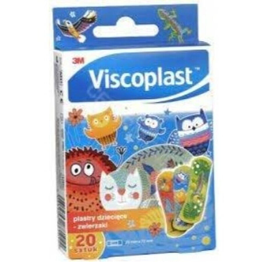 Viscoplast, Escayola para niños, Animales, 20 piezas