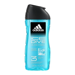 Adidas, Ice Dive, gel de ducha 3en1, 250 ml