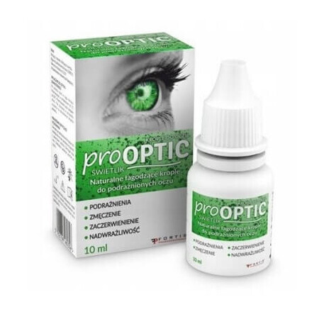 Prooptic wietlik oogdruppels tegen veroudering, 10 ml + druppelaar