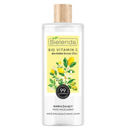 Bielenda Bio Vitamina C Loción micelar hidratante, 500ml