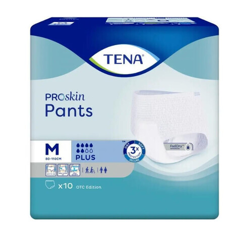 Tena Pants ProSkin bragas chonic plus M, 10 piezas - ¡Larga Duración!