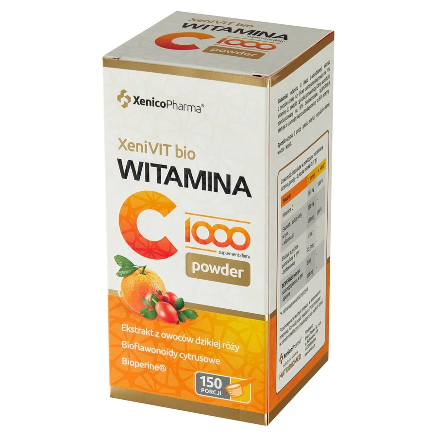 XeniVIT BIO Vitamina C 1000 in polvere, 161,15g