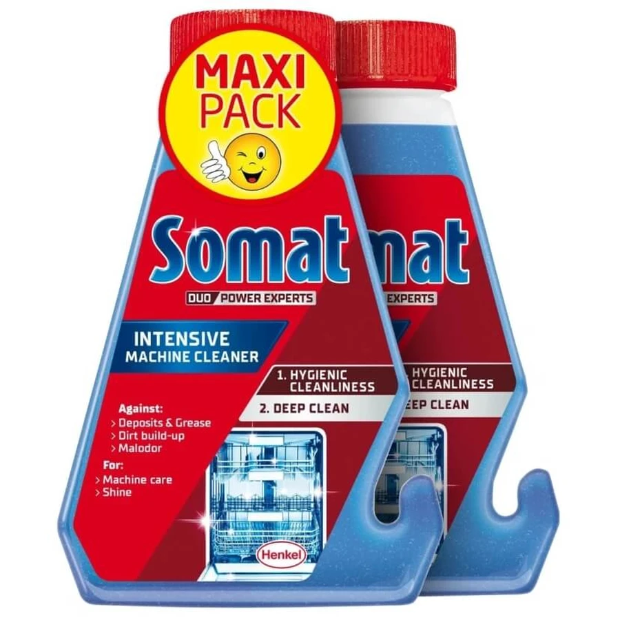 Somat Duo Power Experts, Cleaner pentru mașina de spălat vase, 2 x 250 ml