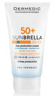 Dermedic Sunbrella Crema Protectora SPF 50+ para pieles vasculares, 50 ml