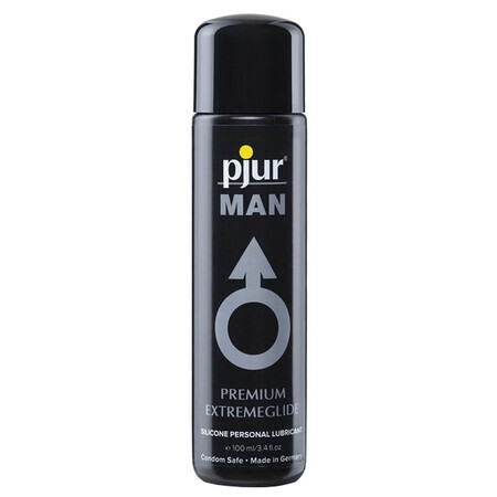 Pjur MAN Lubricante Premium de larga duración a base de silicona, 100 ml