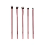 Glov Pennelli per il trucco degli occhi rosa, 5 pezzi