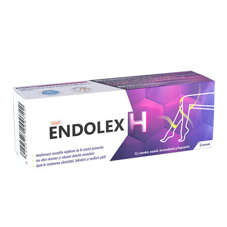 Crema para pies cansados Endolex H, 200 ml, Sun Wave Pharma