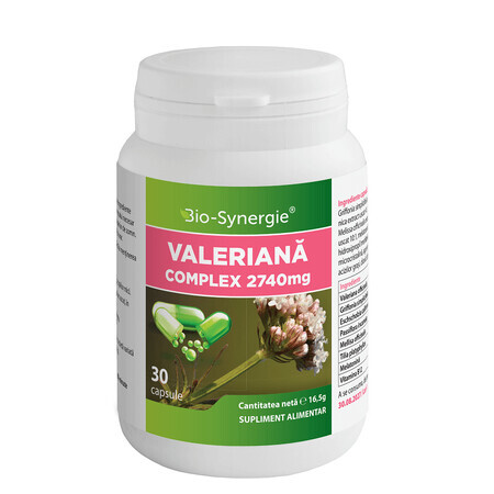 Valerian Complex, 2740 mg, 30 capsules, Bio Synergie