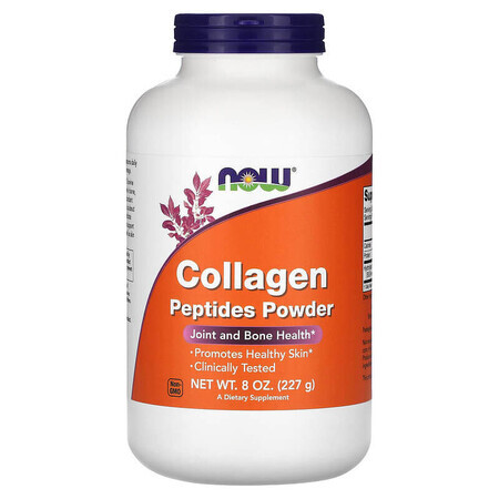 Peptide de collagène hydrolysé, 227 g, Now Foods