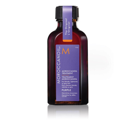 Treatment oil for blond, light or gray hair Purple Purple, 50 ml, Moroccanoil