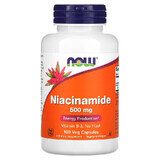 Niacinamida, 500 mg, 100 cápsulas vegetales, Now Foods