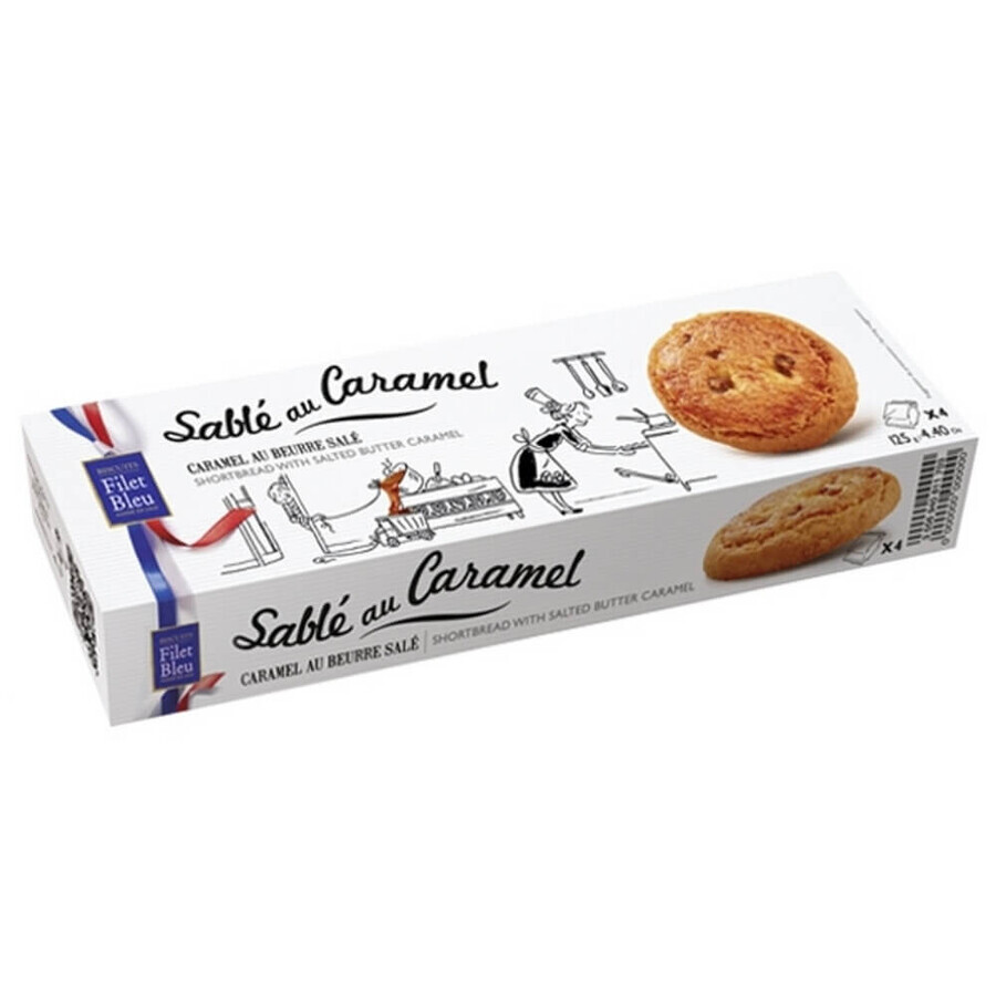 Galletas Eco con trocitos de caramelo salado, 150 g, Filet Bleu