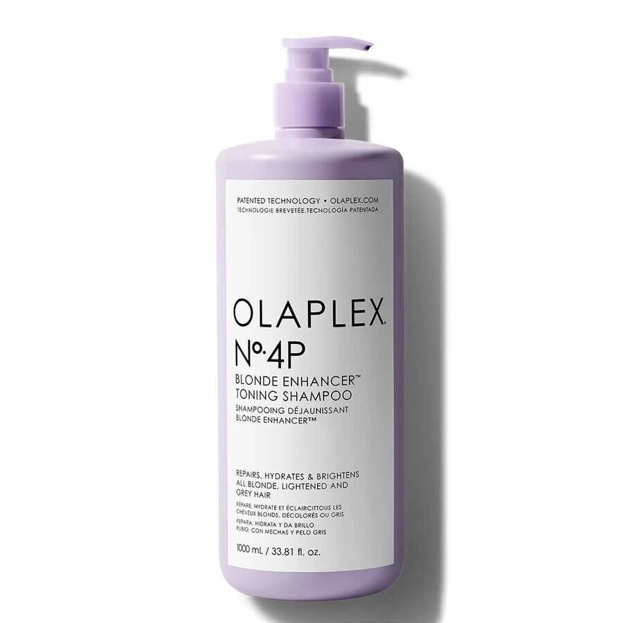 Champú colorante para cabello rubio Nº 4P Blonde Enhancer, 1000 ml, Olaplex