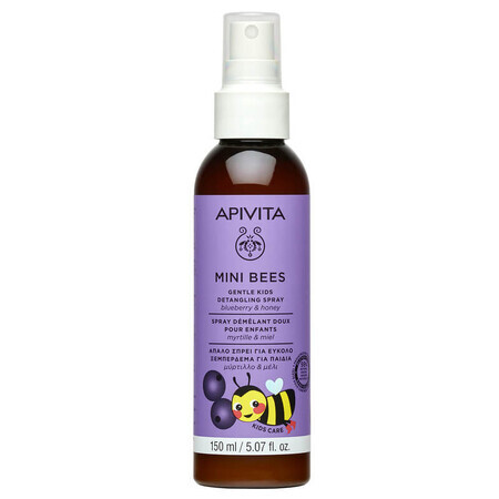 Spray desenredante sin aclarado Mini Bees Gentle Kids, 150 ml, Apivita