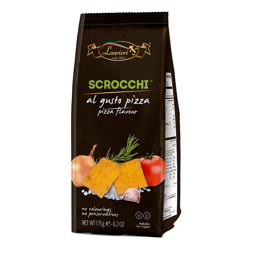 Scrocchi Galletas de Pizza, 175 g, Laurieri