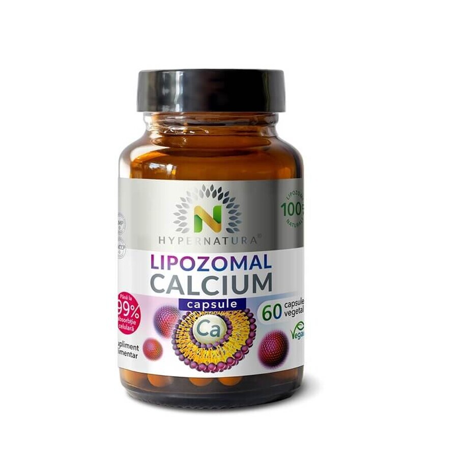 Lipozomales Calcium, 60 pflanzliche Kapseln, Hypernatura