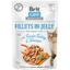 Nourriture humide pour chats avec de la dinde et des crevettes Brit Care Fillets in Jelly, 85 g, Brit