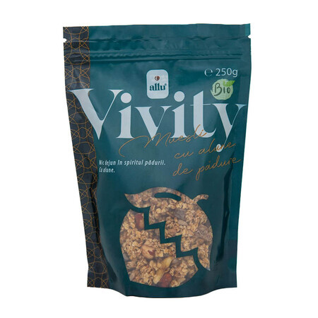 Muesli bio con avellanas Vivity, 250 g, Allu