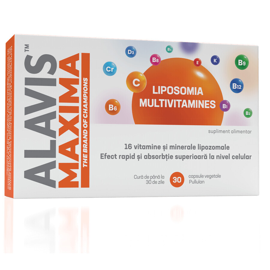 Multivitamin Liposomia, 30 vegetarian capsules, Alavis Maxima