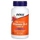 Vitamina D-3, 1.000 UI, 180 c&#225;psulas blandas, Now Foods