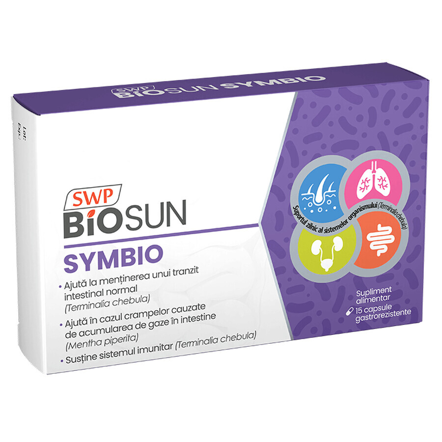 Biosun Symbio, 15 cápsulas, Sun Wave Pharma