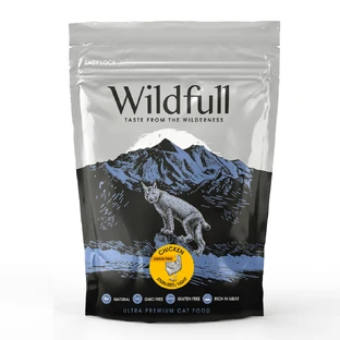 Croquettes au poulet pour chats adultes stérilisés Cat Sterilised, Light, 400 g, Wildfull