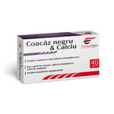 Coacaz negro y calcio, 40 cápsulas, FarmaClass