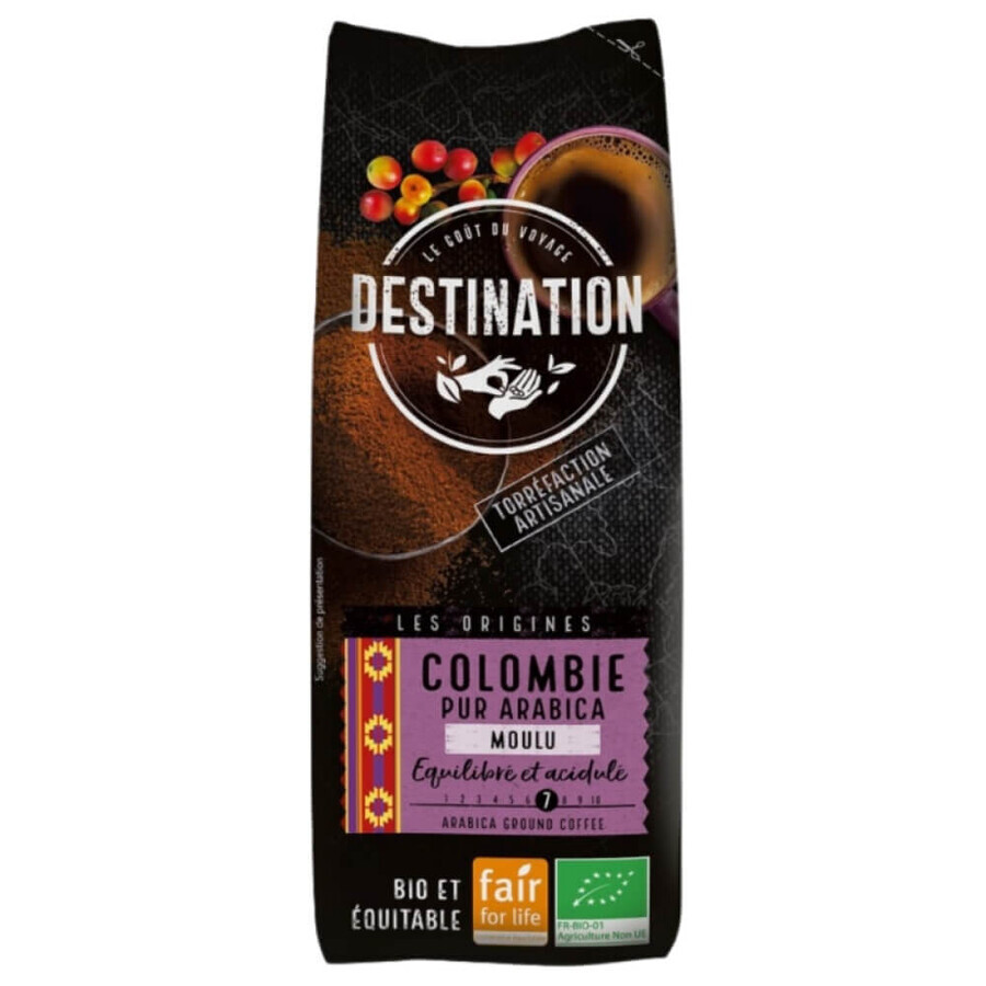 Caffè arabica macinato Columbia eco, 250 g, Destinazione