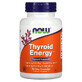 Suplemento tiroideo Thyroid Energy, 90 c&#225;psulas vegetales, Now Foods