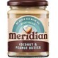 Crema de cacahuete y coco, 280 g, Meridian