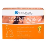 Producto multifuncional para el cuidado de la piel de perros de 20-40 kg, adaptado a todo tipo de piel y pelo Essential 6 Spot On, 4 x 2,4 ml, Dermoscent