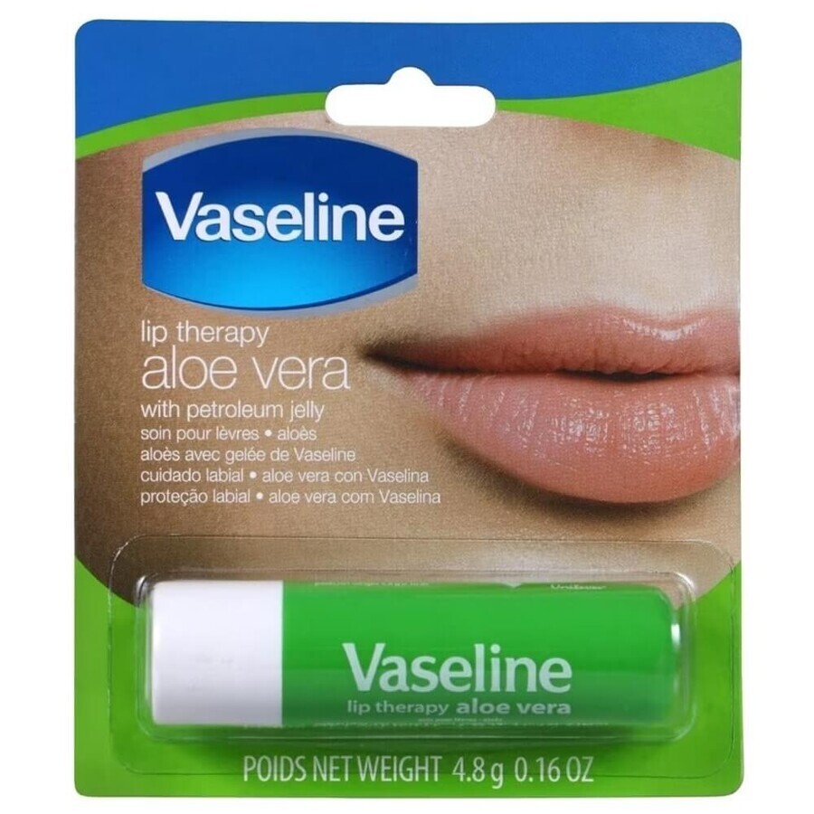 Lip balm with aloe vera, 4.8 g, Vaseline