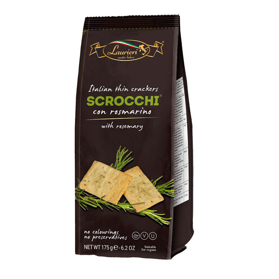 Galletas Rosmary Scrocchi, 175 g, Laurieri