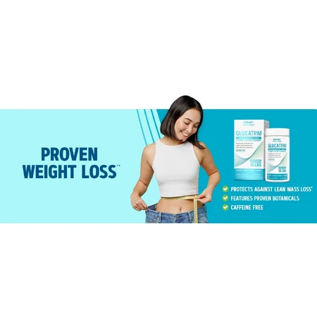 GlucaTrim Total Lean Advanced Weight Loss Formula, 120 Capsules, GNC